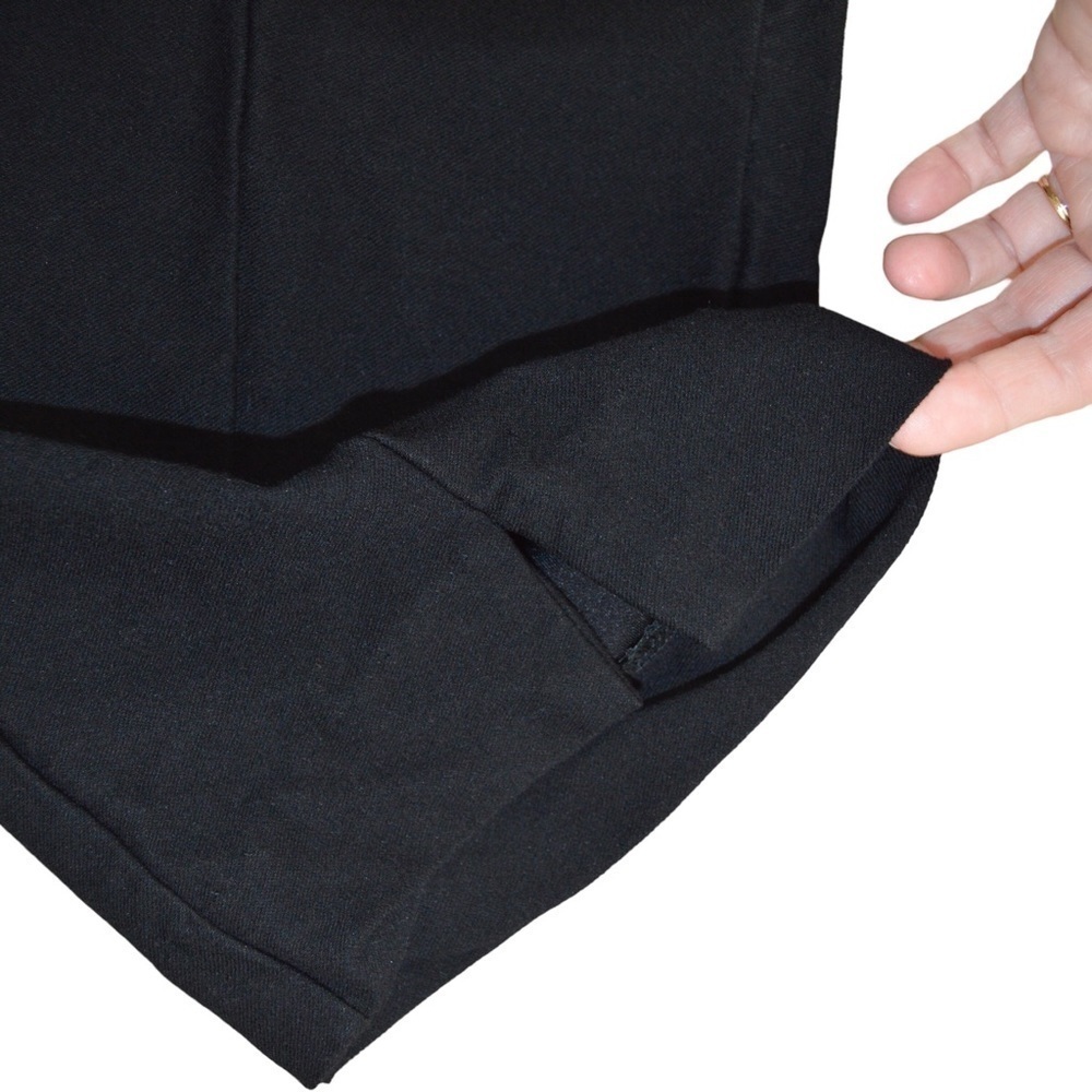 Marla Wynne Wynne Layers Crop Crepe Pants, Black - Size 2XP - Picture 3 of 7